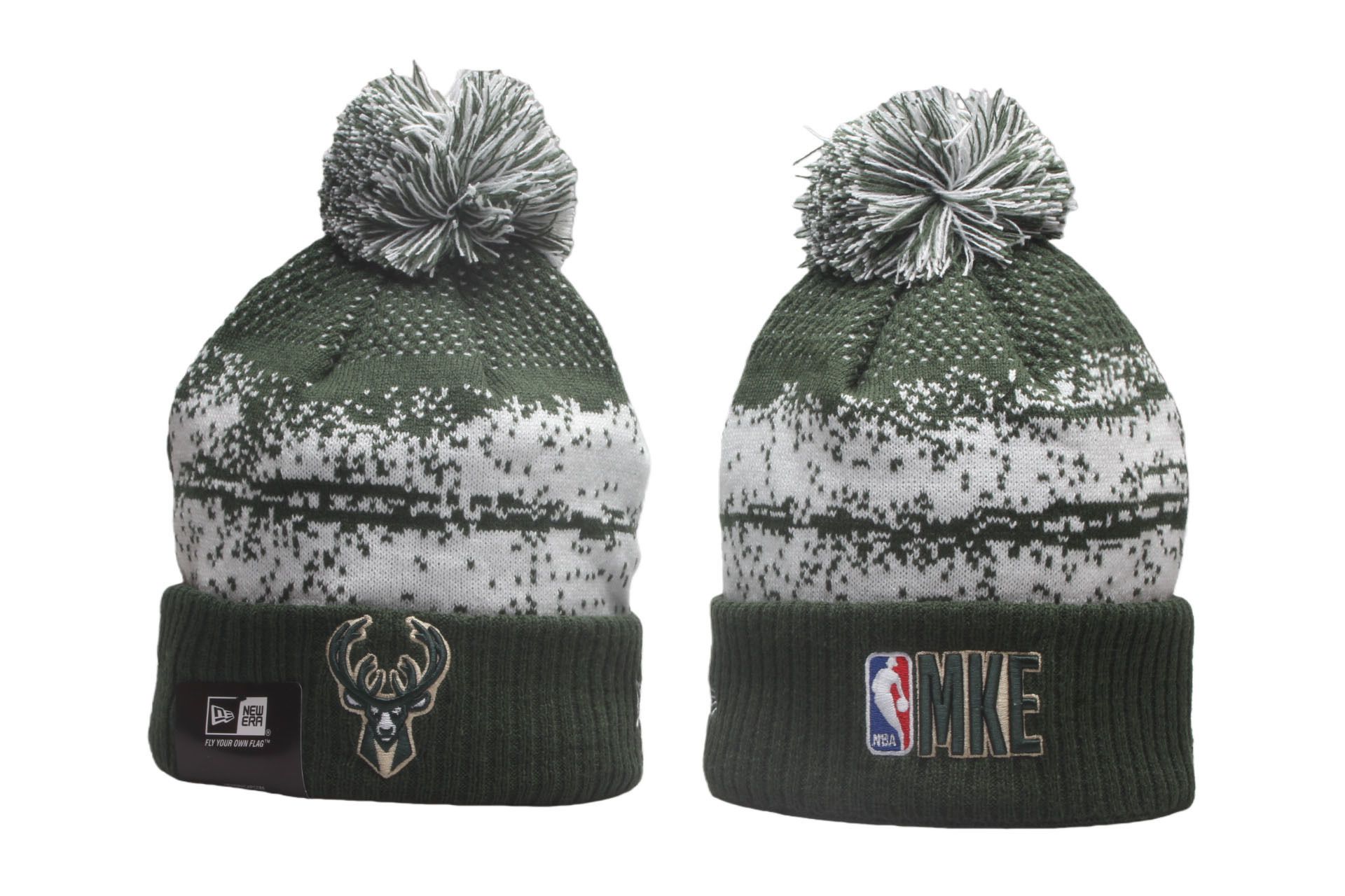 2025 NBA Milwaukee Bucks Hat beanie style 011